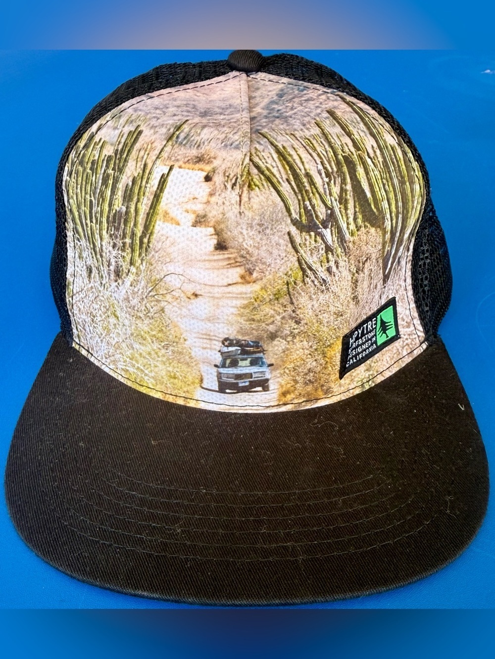 HippyTree Desert Road Trucker Hat Snapback Surf Stone